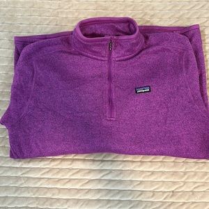Women’s Purple Better Sweater Patagonia 1/4 Zip